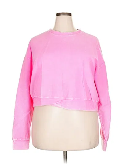 Pre-owned Pink Lily Sweatshirt In Pink