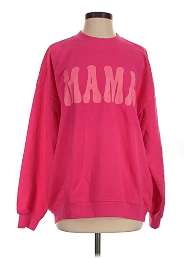 Pre-owned Pink Lily Sweatshirt In Pink
