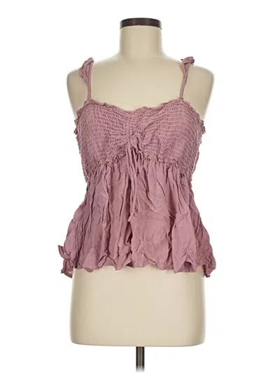 Pre-owned Pink Lily Tank Top Pink Halter Neckline Tops