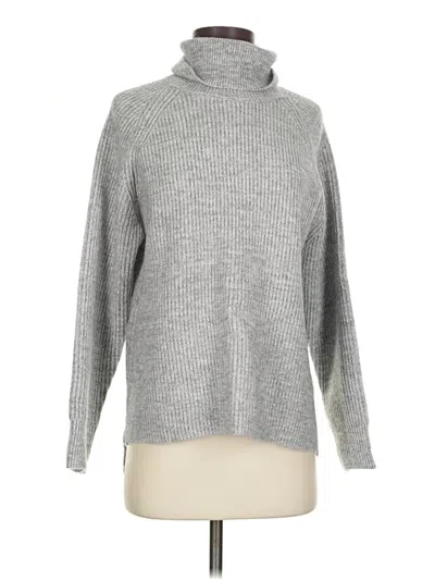 Pre-owned Pink Lily Turtleneck Sweater In Silver