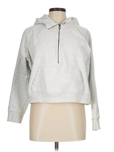 Pre-owned Pink Lily Zip Up Hoodie In Gray