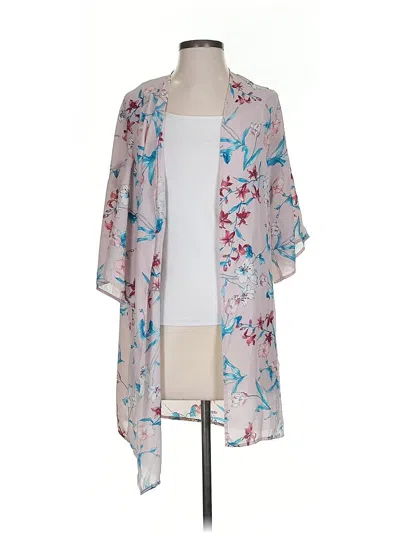 Pre-owned Pink Line Kimono In Pink
