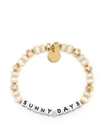 Pink Little Words Project Sunny Days Bracelet In Neutral