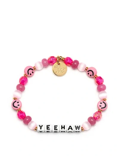 Pink Little Words Project Yeehaw Bracelet In