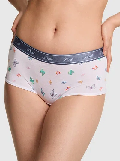 Pink Logo Boyshort Panty In