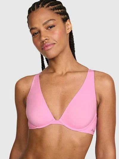 Pink Marshmallow Unlined Flexiwire Comfy Bra In