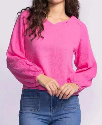 Pink Martini Alexa Top In Pink