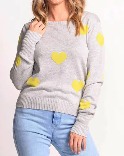 Pink Martini All My Love Sweater In Grey