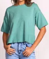 Pink Martini Cecelia Top In Green In Green