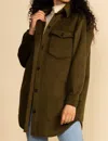 Pink Martini Charley Jacket In Olive In Multi