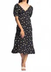 Pink Martini Eileen Dress In Black In Black