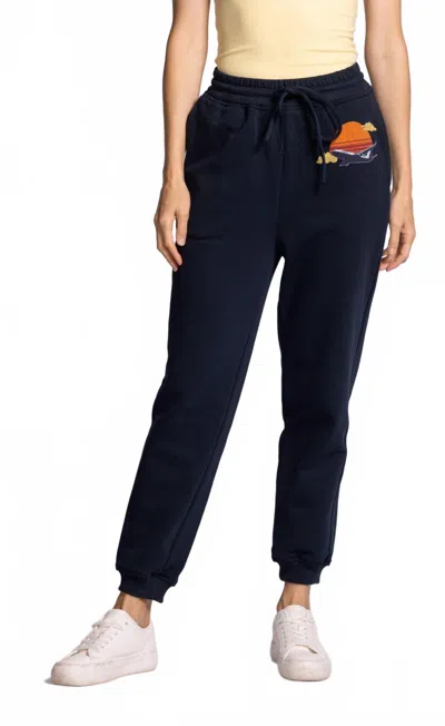 Pink Martini Maverick Pant In Navy In Blue