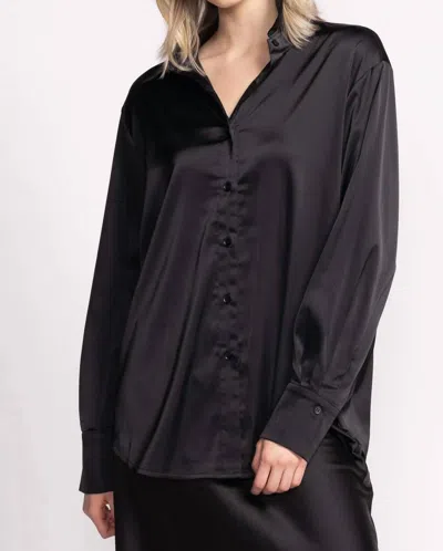 Pink Martini Myla Top In Black