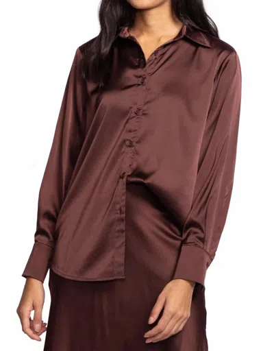 Pink Martini Myla Top In Brown