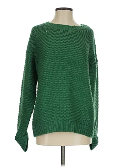 Pre-owned Pink Martini Pullover Sweater In Green