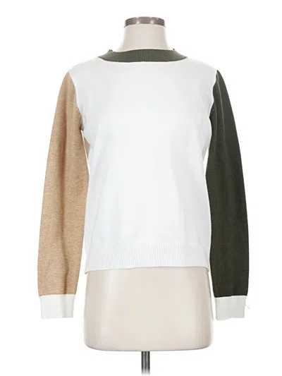 Pre-owned Pink Martini Pullover Sweater In White