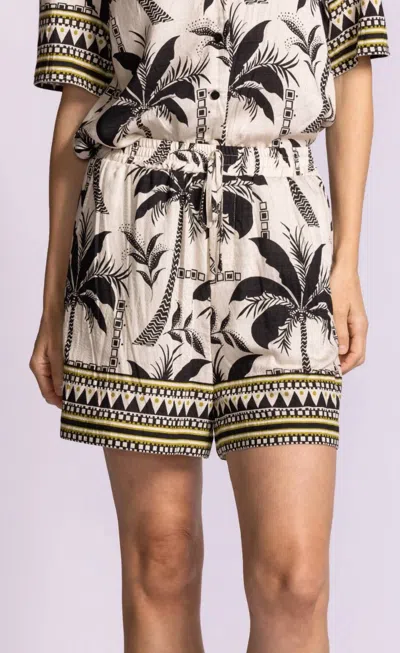 Pink Martini Ramona Shorts In Black In Multi