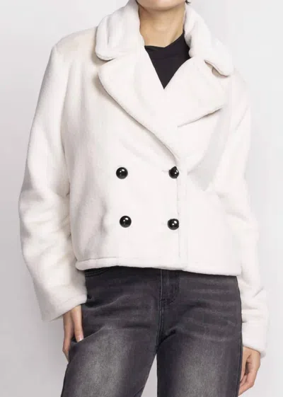 Pink Martini Raquel Coat In White