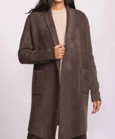 Pink Martini Stockport Jacket In Dark Brown