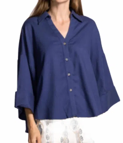 Pink Martini Women's Charlie Top In Navy In Blue