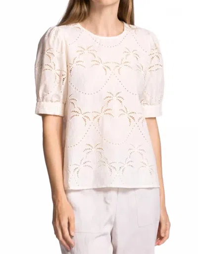 Pink Martini Women's Jada Top In White In Neutral