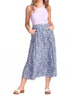 Pink Martini Women's Luna Skirt In Blue In Blue