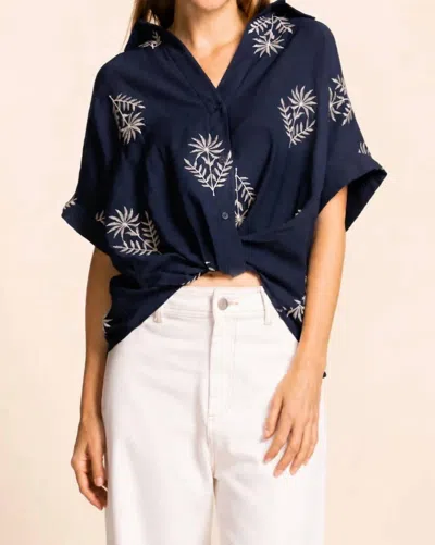 Pink Martini Women's Reese Top In Blue