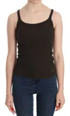 Pink Memories Dark  Sleeveless Spaghetti Strap Blouse