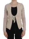 Pink Memories Floral Lace Wrap Sweater