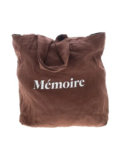 Pre-owned Pink Memories Tote Bag In Brown