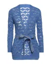 Pink Memories Cardigans In Blue