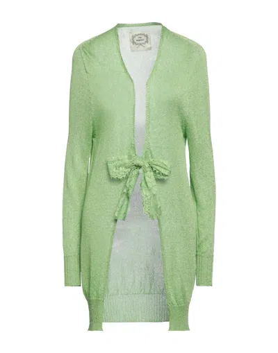 Pink Memories Cardigans In Green