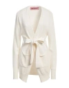 Pink Memories Woman Cardigan Off White Size 6 Cotton