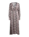 Pink Memories Woman Long Dress Light Pink Size 6 Viscose