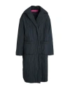 Pink Memories Woman Puffer Black Size 8 Polyester In Blue