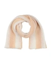 Pink Memories Woman Scarf White Size - Polyamide, Mohair Wool, Wool In White