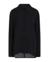 Pink Memories Woman Shirt Black Size 4 Viscose