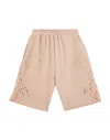 Pink Memories Woman Shorts & Bermuda Shorts Beige Size 4 Cotton, Nylon