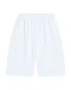 Pink Memories Woman Shorts & Bermuda Shorts White Size 4 Cotton, Nylon In White