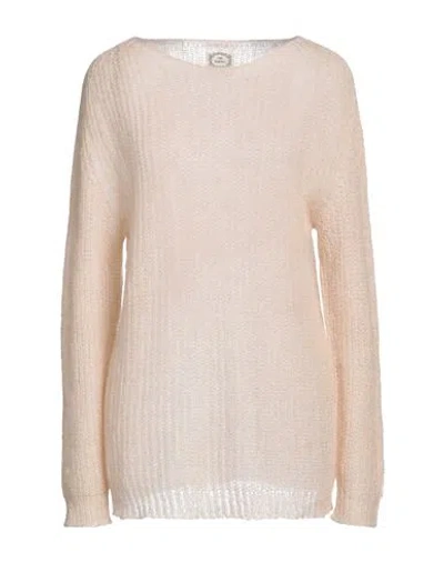 Pink Memories Woman Sweater Beige Size 10 Acrylic, Mohair Wool, Polyamide, Wool