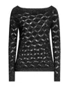 Pink Memories Sweaters In Black