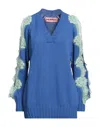 Pink Memories Sweaters In Blue