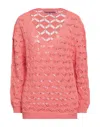 Pink Memories Sweaters In Red