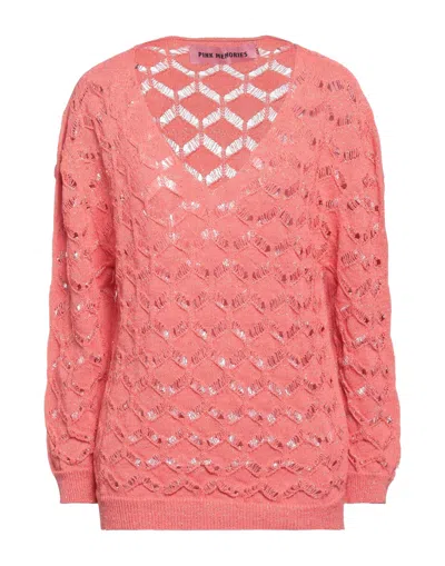 Pink Memories Sweaters In Red