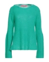 Pink Memories Woman Sweater Light Green Size 10 Polyamide, Mohair Wool, Wool