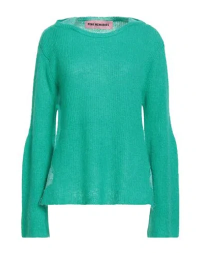 Pink Memories Woman Sweater Light Green Size 10 Polyamide, Mohair Wool, Wool