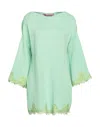 Pink Memories Sweaters In Green