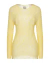 Pink Memories Sweaters In Yellow