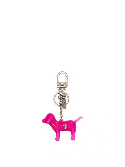 Pink Micro Dog™ Keychain Charm In