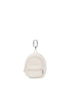 Pink Mini Backpack Keychain Charm In Sand